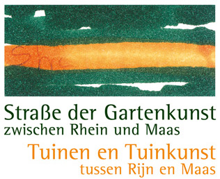 Das Logo des Straße der Gartenkunst zwischen Rhein und Maas e.V.