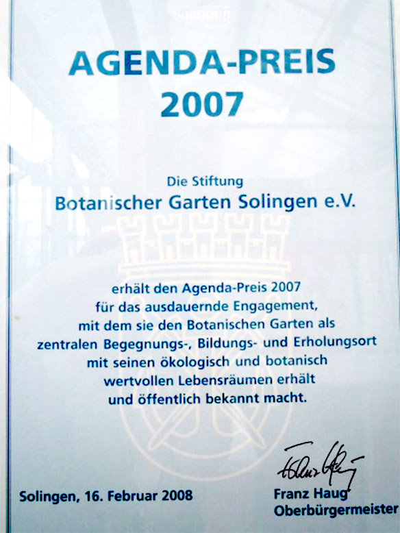 Agenda-Preis